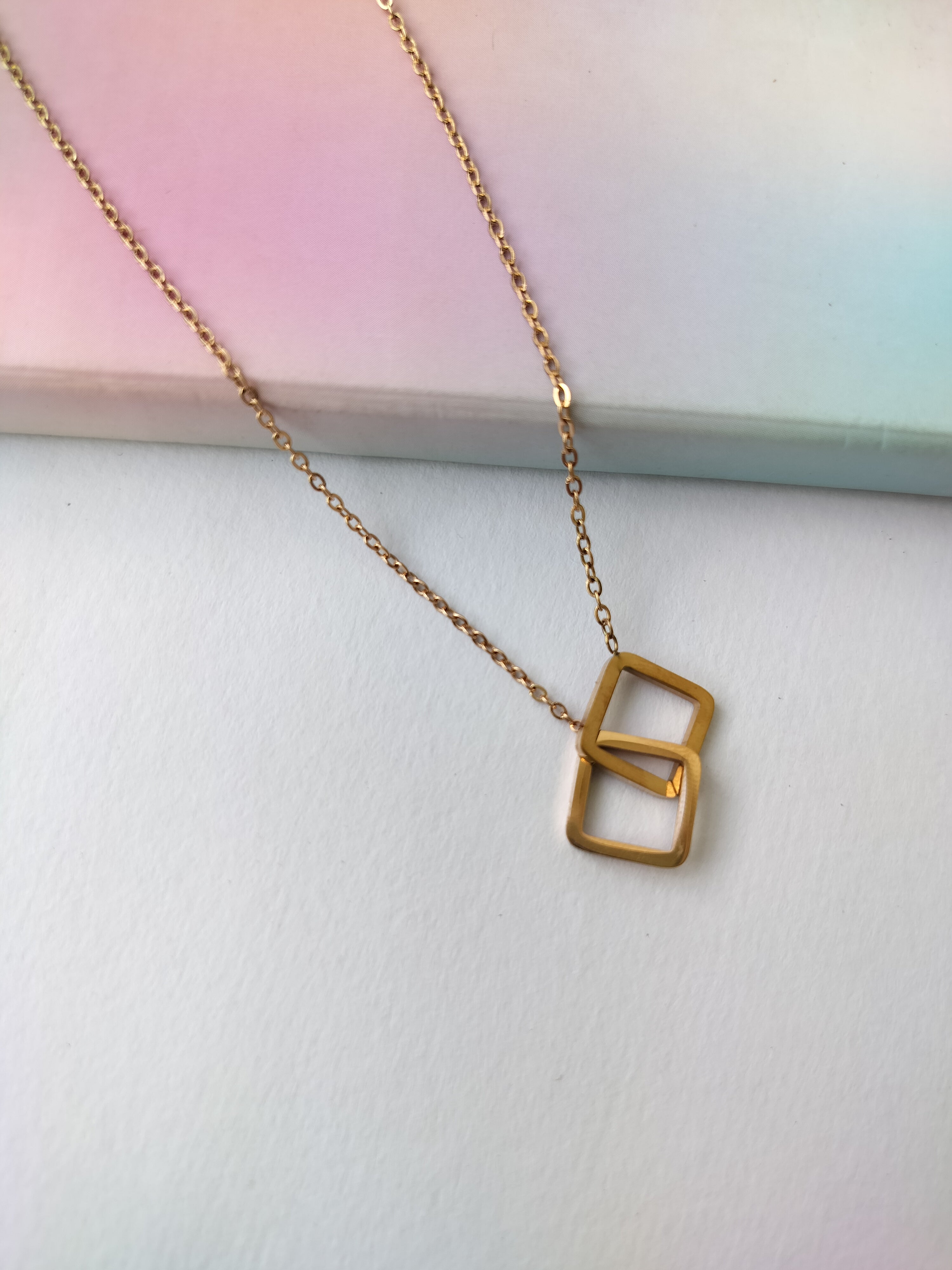 Rose gold necklace(#N2)