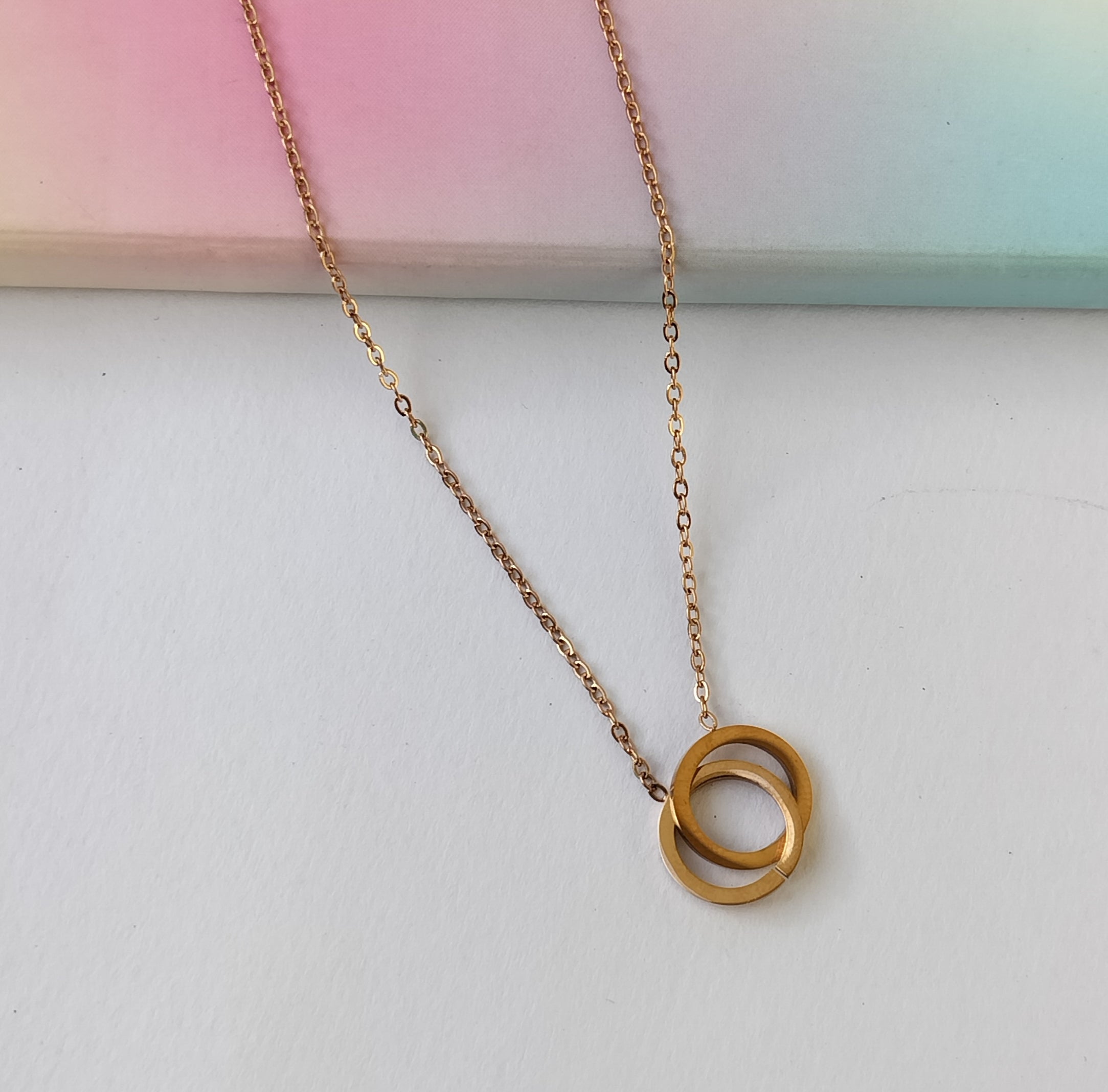 Rose gold necklace(#N3)